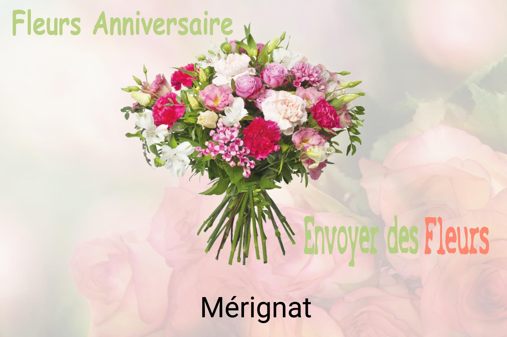 Bouquet de fleurs d’anniversaire livré à Mérignat